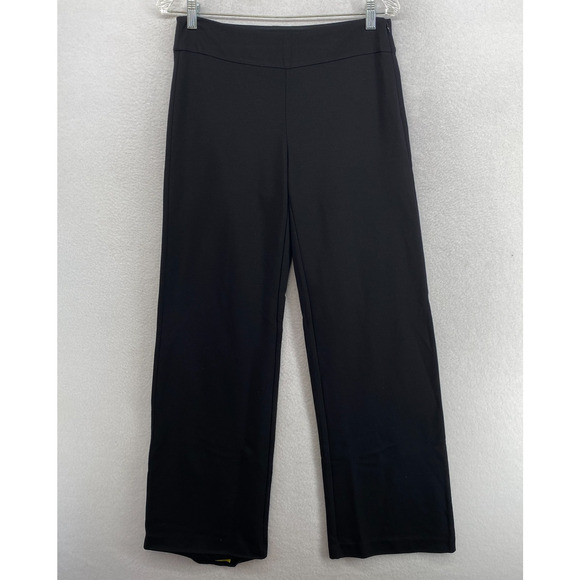 Eileen Fisher Pants - EILEEN FISHER Pants PS Stretch Ponte Full Length Straight Leg Trouser Black